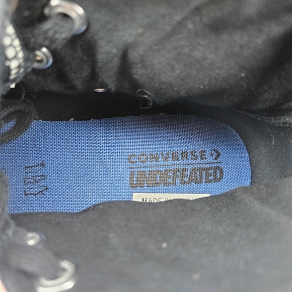 NWOB converse undefeated Chuck Taylor's - Picture 8 of 8